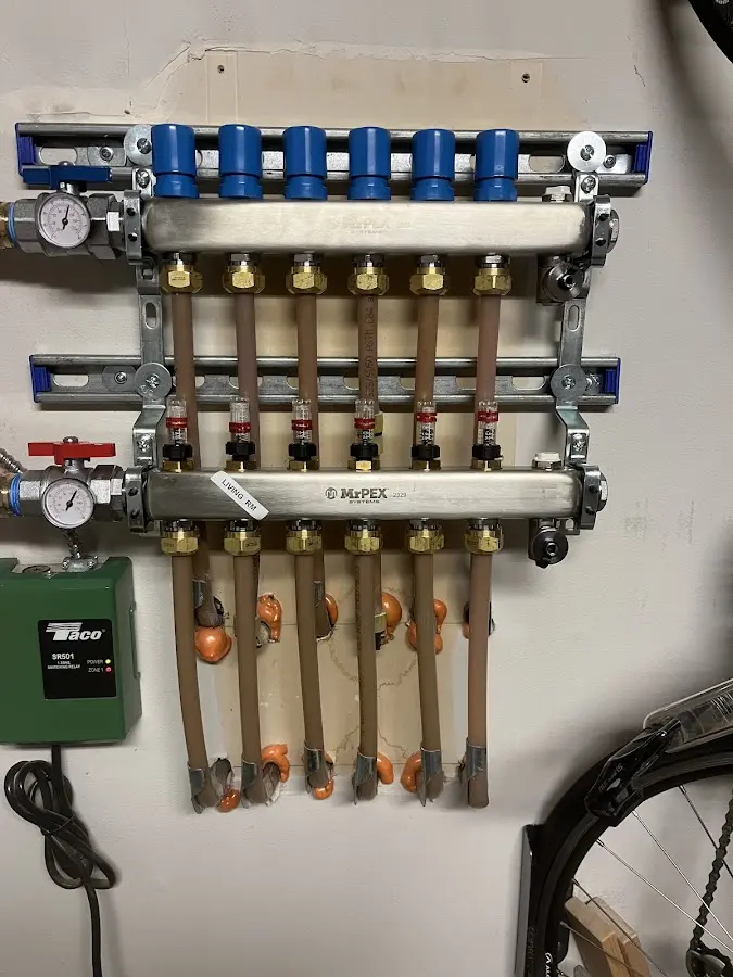 Plumber performing Gas Leak Detection at a residential property in Belvedere Park